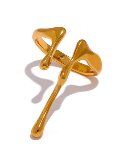 Abstract ring “GOLD”