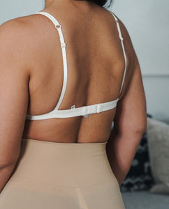 Floral bralette “WHITE”