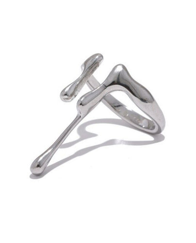 Abstract ring “SILVER”