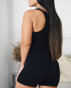 Black jumpsuit (short)