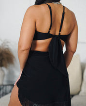 Load image into Gallery viewer, Black sarong set