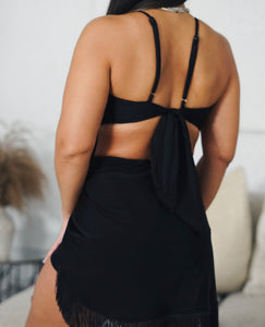 Black sarong set