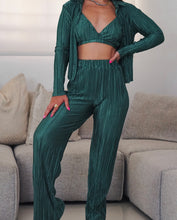 Load image into Gallery viewer, 3 piece hunter green set