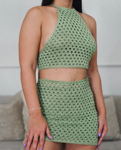 Olive crochet set