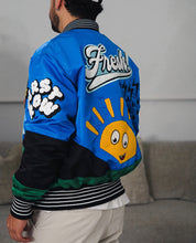 Load image into Gallery viewer, Royal blue varsity jacket (UNISEX)