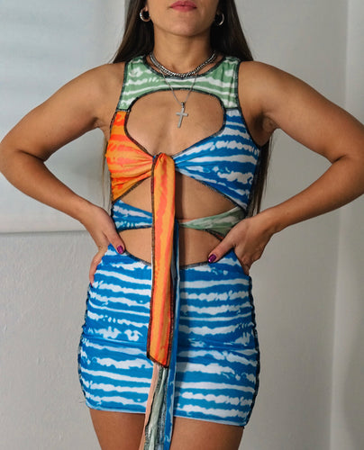 Bamboo mini dress