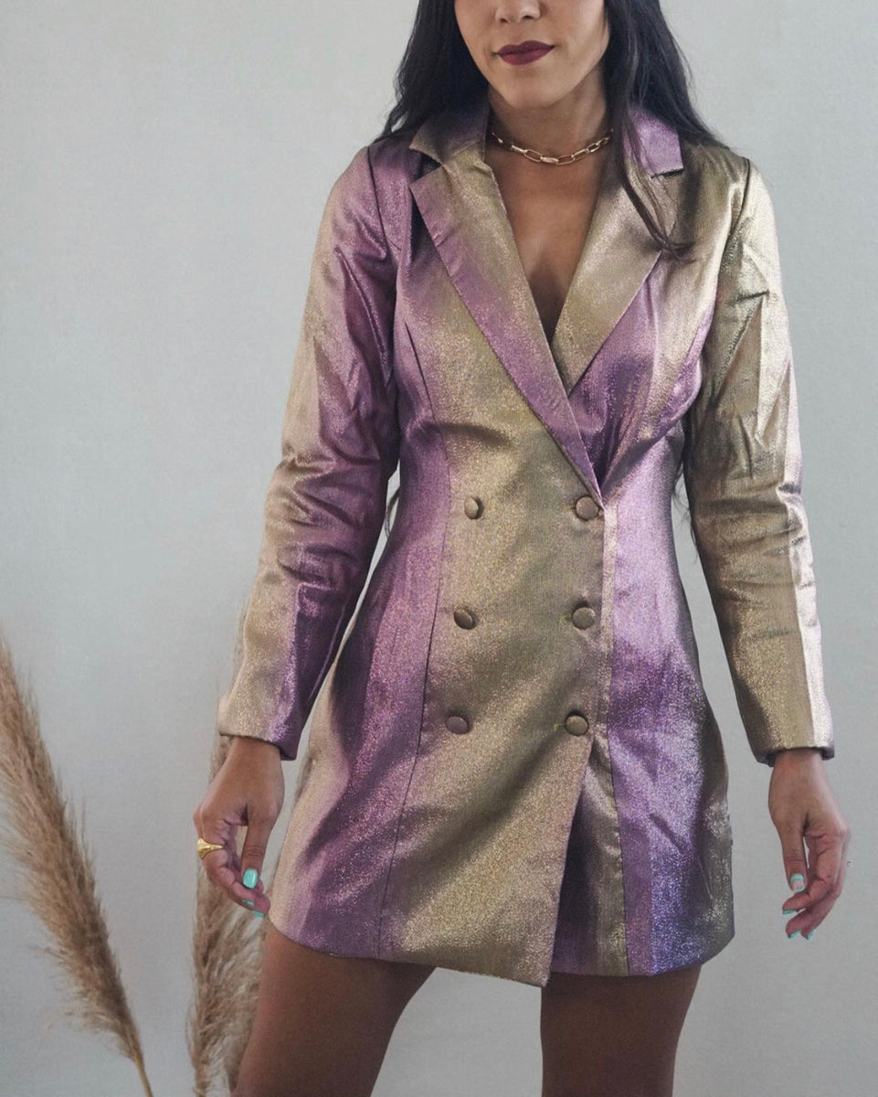 Sparkly blazer mini dress – Phe Boutique