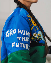Load image into Gallery viewer, Royal blue varsity jacket (UNISEX)