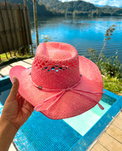 Load image into Gallery viewer, Pink cowgirl hat