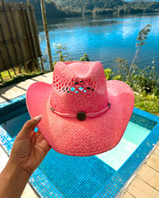 Load image into Gallery viewer, Pink cowgirl hat